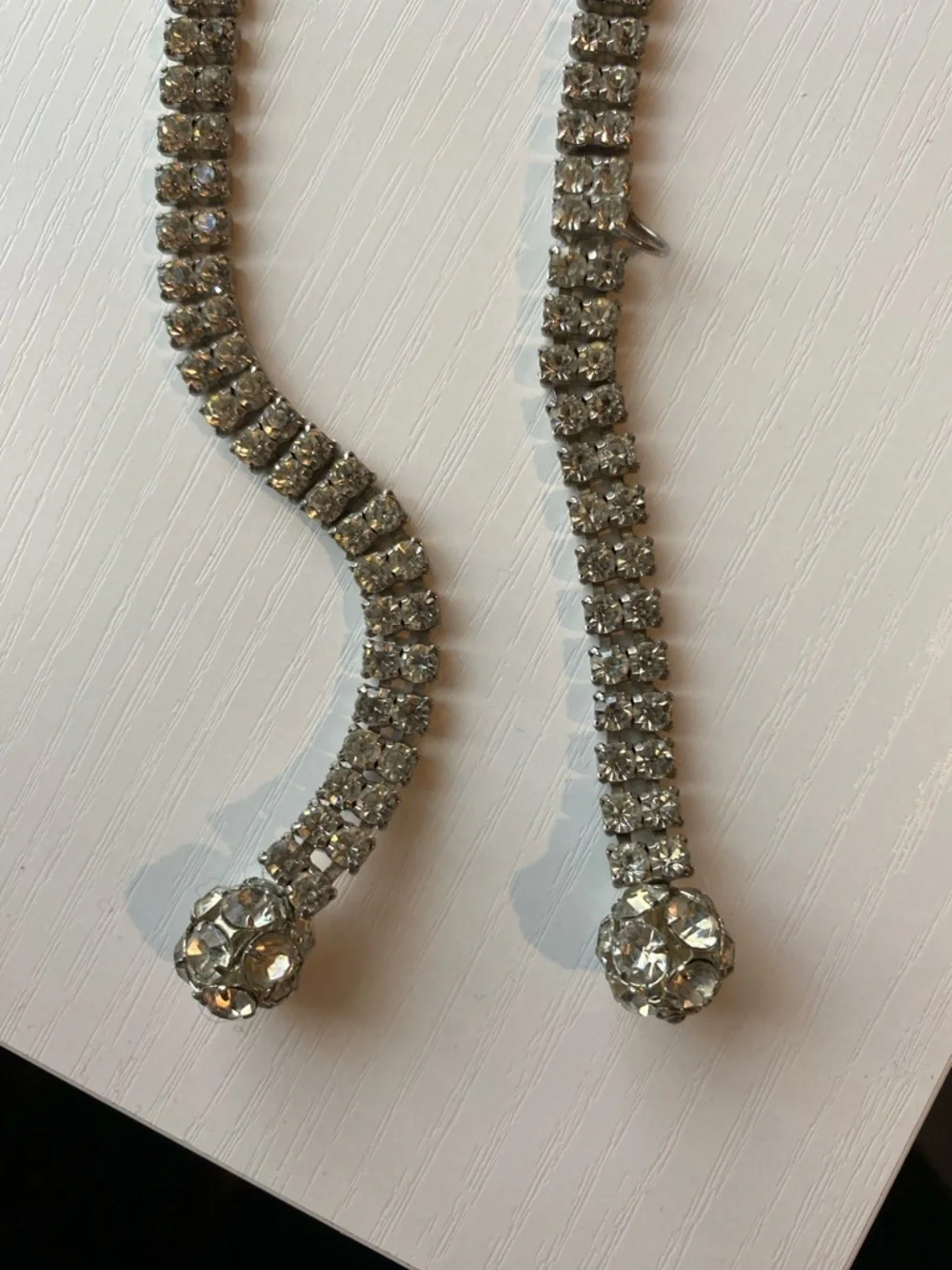 Vintage Diamondesque Belt/Necklace - Picture 2 of 2